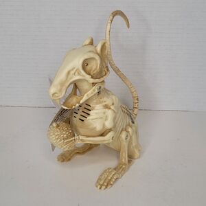 SOLD ✨Halloween Spooky Village Animated Squirrel Skeleton Decoration Light Sound